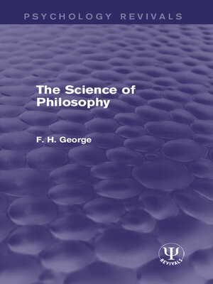 cover image of The Science of Philosophy